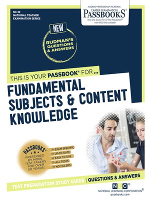 cover image of Fundamental Subjects